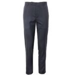 Straight Cut Pant Trousers - Black