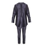 Native Long Sleeve Shirt & Trouser Set - Grey