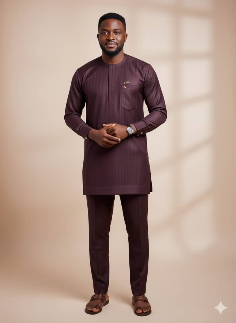 Creativeline Prestige, Native Short Sleeve Shirt & Trouser Set