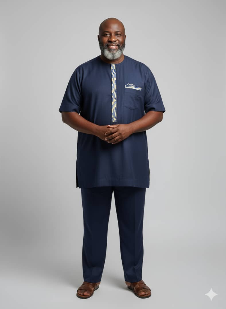 Creativeline Prestige, Native Short Sleeve Shirt & Trouser Set