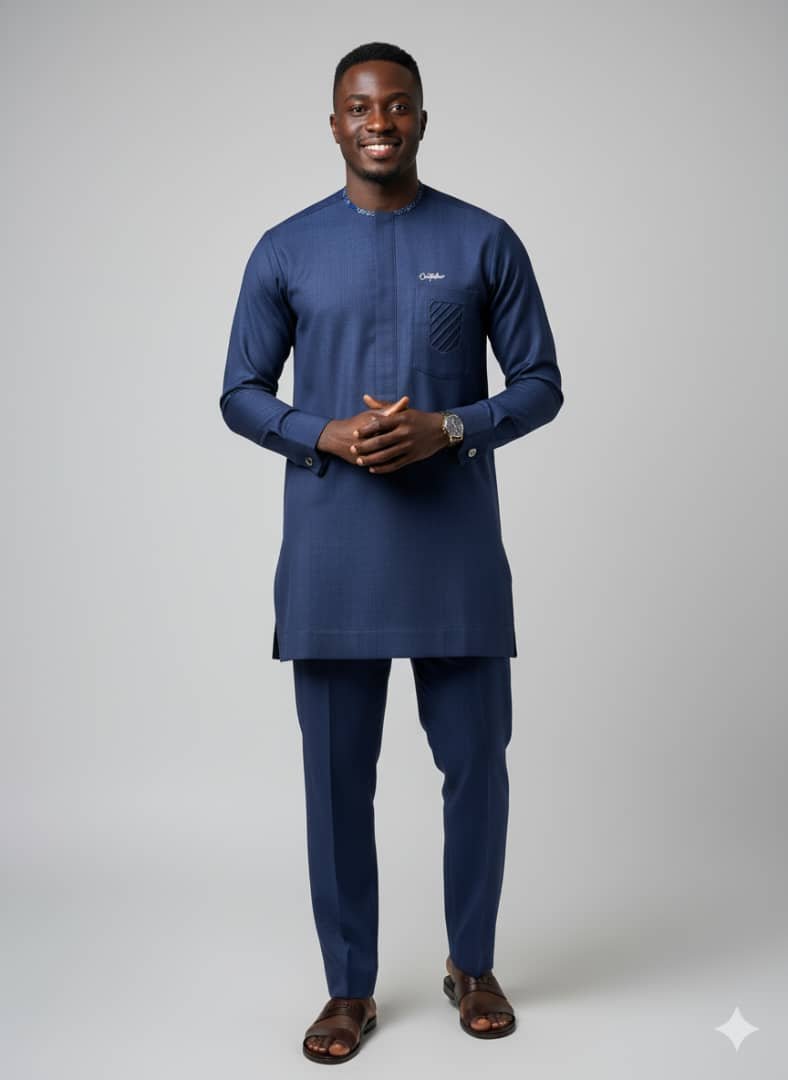Creativeline Prestige, Native Short Sleeve Shirt & Trouser Set