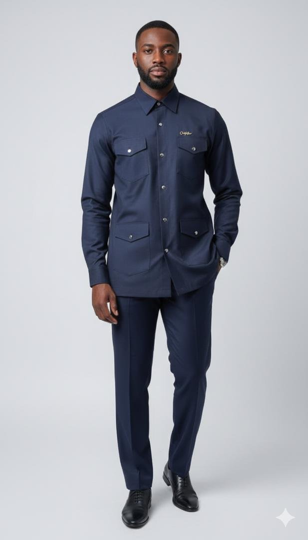 Creativeline long Sleeve Shirt & Trouser Set