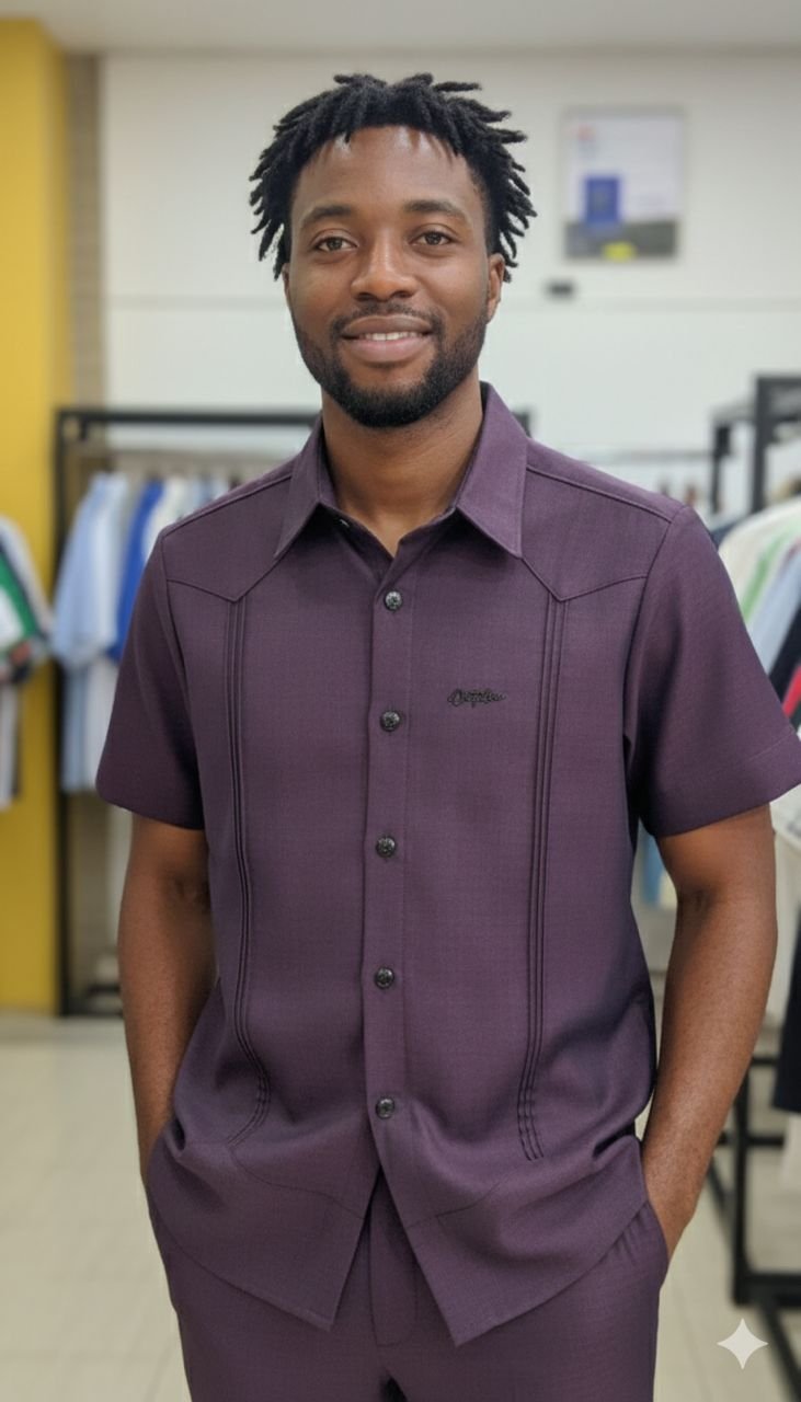 Creativeline Native Short Sleeve Shirt & Trouser Set