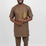 Creativeline Native Short Sleeve Shirt & Trouser Set