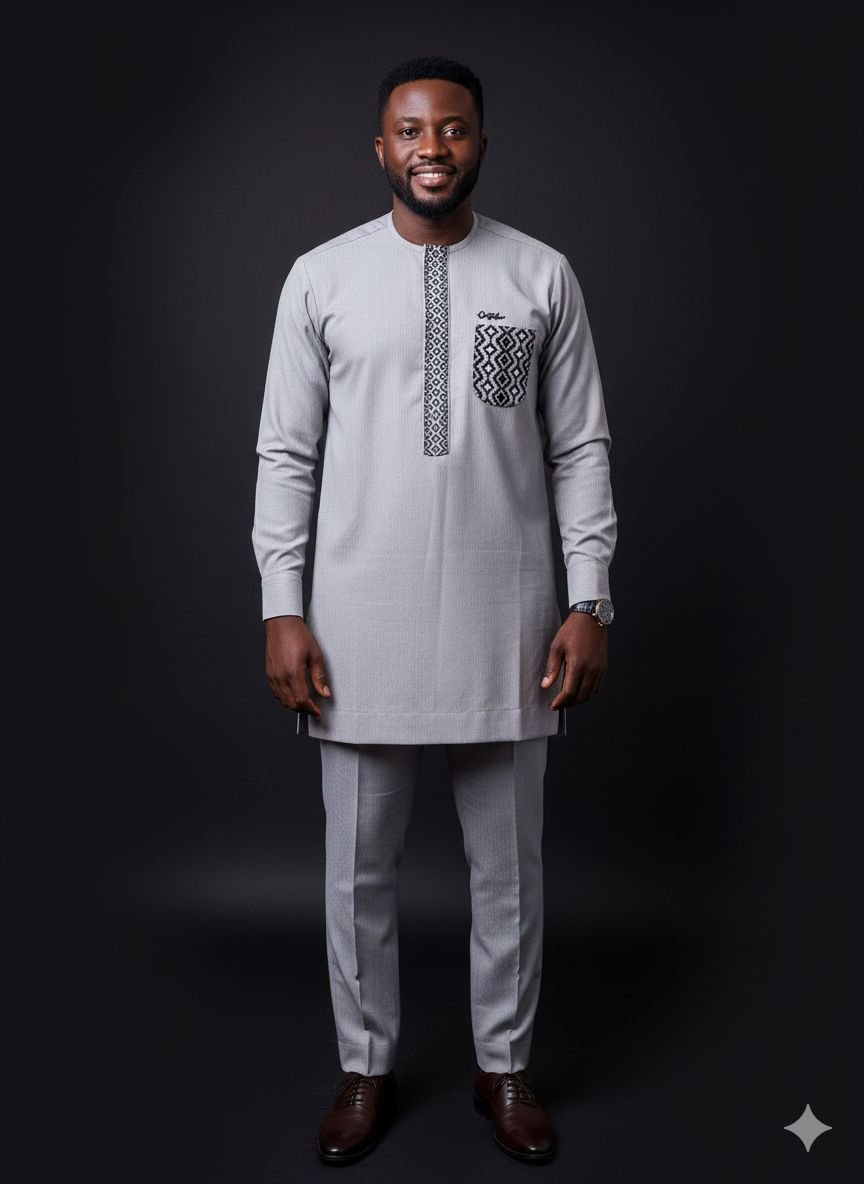 Creativeline Native long Sleeve Shirt & Trouser Set