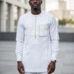 creativelineNative Kaftan Long Sleeve Shirt and Trousers