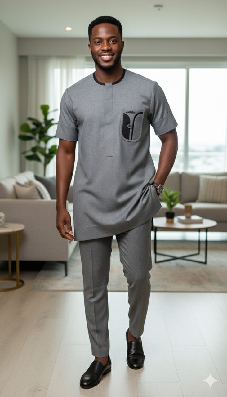 Creativeline Short Sleeve Shirt & Trouser Set - Image 2