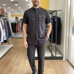 Creativeline , Native Short Sleeve Shirt & Trouser Set
