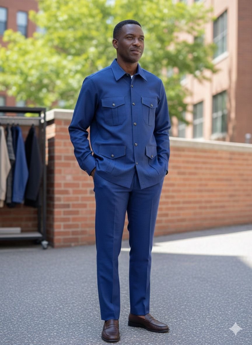 Creativeline long Sleeve Shirt & Trouser Set